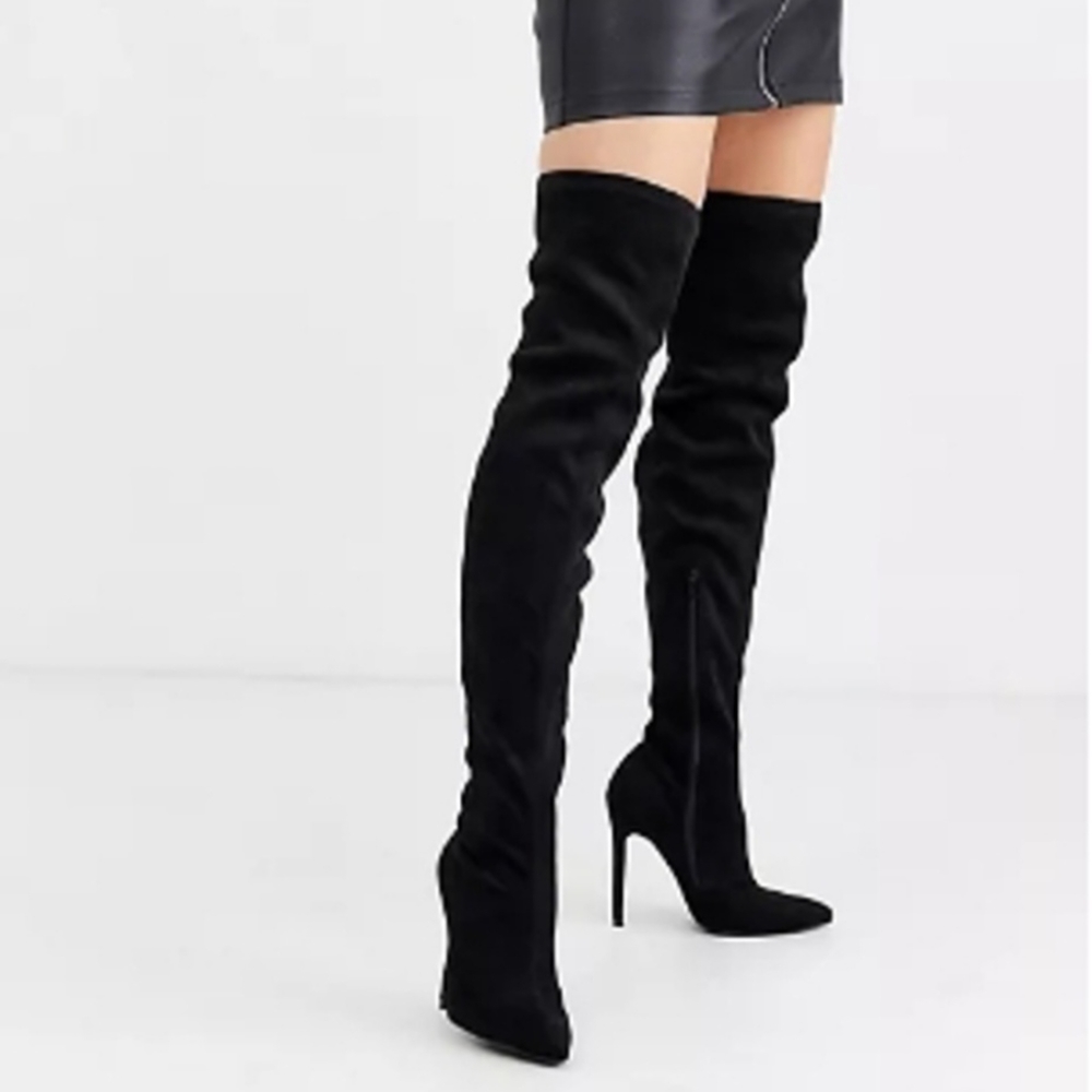 ASOS Design Kendra Thigh High Bootie